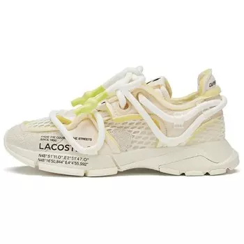 Кроссовки LACOSTE Lifestyle Shoes Men Low-top Beige, цвет Apricot Cream