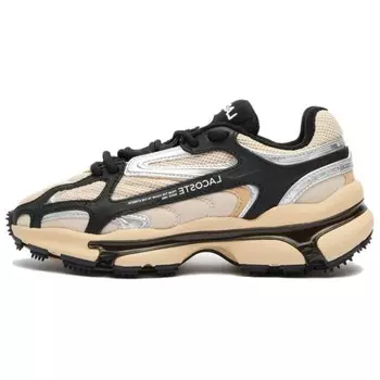 Кроссовки LACOSTE Lifestyle Shoes Women's Low-top Black/Brown, черный/коричневый