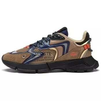 Кроссовки LACOSTE Lifestyle Shoes Women's Low-top, цвет Dark Mushroom with Outerspace and NB Burgundy
