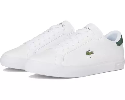 Кроссовки Lacoste Powercourt, цвет White/Dk Grn