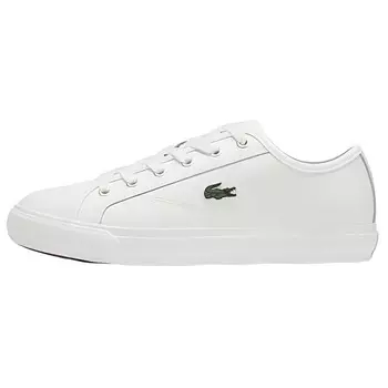 Кроссовки LACOSTE Skateboarding Shoes Men Low-top White, белый