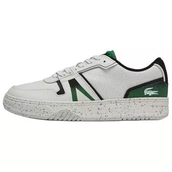 Кроссовки LACOSTE Skateboarding Shoes Men Low-top White Green, зеленый