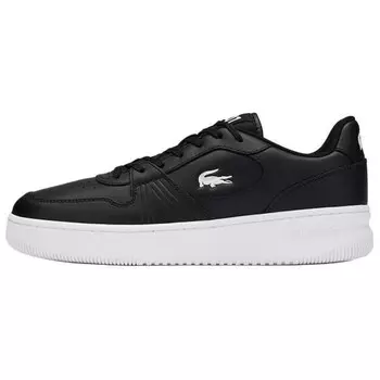 Кроссовки LACOSTE Skateboarding Shoes Men Low-top Black, черный