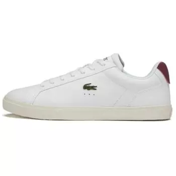 Кроссовки LACOSTE Skateboarding Shoes Men Low-top White, белый