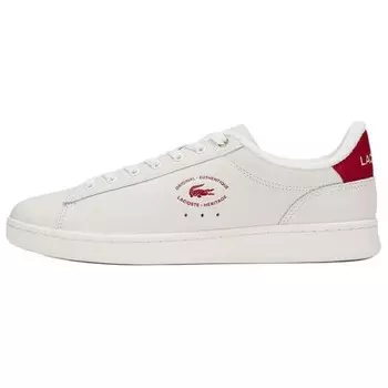 Кроссовки LACOSTE Skateboarding Shoes Men Low-top, цвет Off White