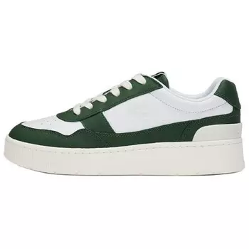 Кроссовки LACOSTE Skateboarding Shoes Men Low-top White/Green, зеленый