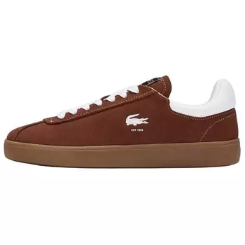 Кроссовки LACOSTE Skateboarding Shoes Women's Low-top Brown, коричневый