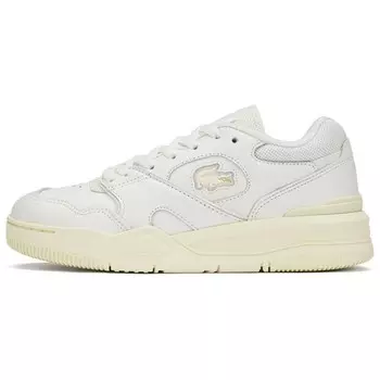 Кроссовки LACOSTE Skateboarding Shoes Women's Low-top, белый/желтый