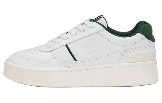 Кроссовки LACOSTE Skateboarding Shoes Women's Low-top White, белый
