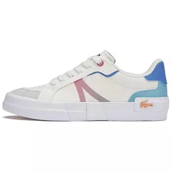 Кроссовки LACOSTE Skateboarding Shoes Women's Low-top White, белый