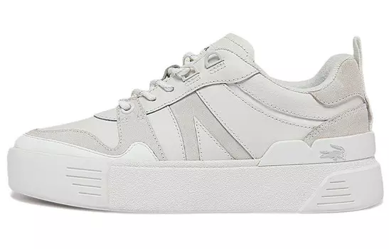 Кроссовки LACOSTE Skateboarding Shoes Women's Low-top White, белый