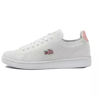 Кроссовки LACOSTE Skateboarding Shoes Women's Low-top White, розовый