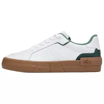 Кроссовки LACOSTE Skateboarding Shoes Women's Low-top White, белый