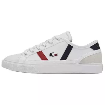 Кроссовки LACOSTE Skateboarding Shoes Women's Low-top White, белый