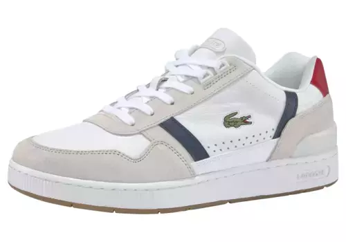 Кроссовки Lacoste "T-CLIP 0120 2 SMA", красный