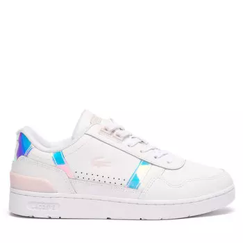 Кроссовки Lacoste T-Clip 747SFA0061 Wht/Lt Pnk 1Y9, белый