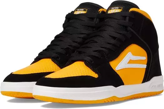 Кроссовки Lakai Telford, цвет Black/Yellow Suede