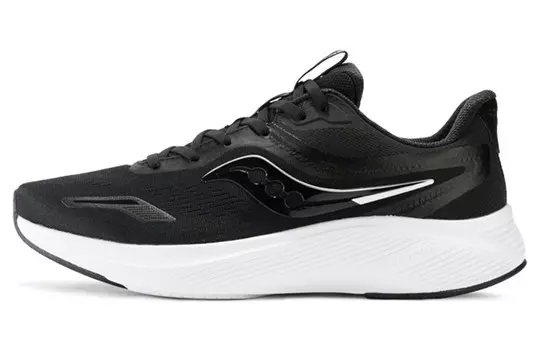 Кроссовки Lancer Running унисекс с низким верхом, черные/белые Saucony
