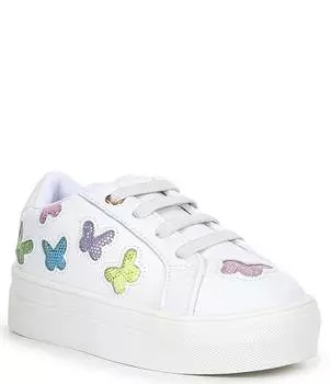 Кроссовки Laney Butterfly для девочек Kurt Geiger London (для малышей), белый