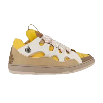 Кроссовки Lanvin Curb Sneakers Beige, коричневый