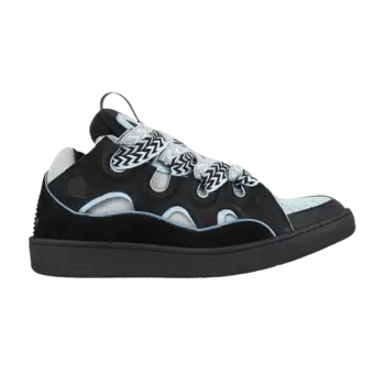 Кроссовки Lanvin Curb Sneakers 'Black Light Blue', черный