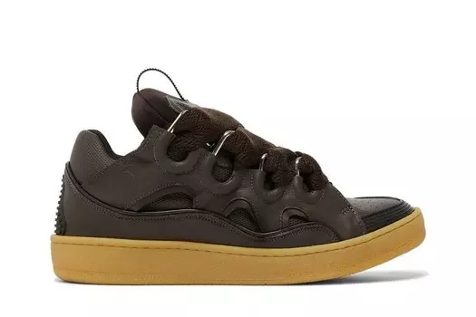 Кроссовки Lanvin Curb Sneakers Ebony, черный