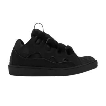 Кроссовки Lanvin Curb Sneakers Metallic Effect - Black, черный