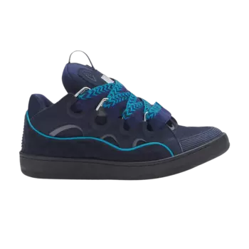 Кроссовки Lanvin Curb Sneakers Navy Blue Grey, синий