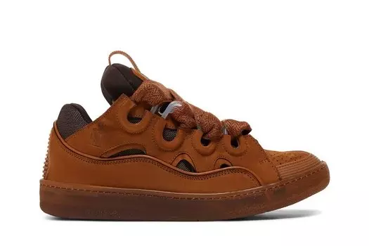 Кроссовки Lanvin Curb Sneakers Tan, желто-коричневый