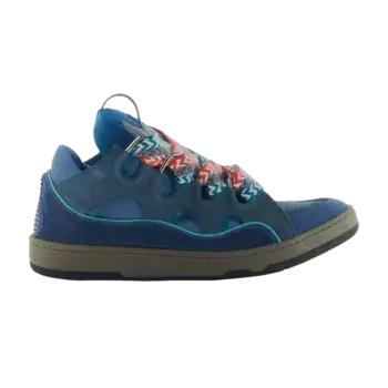 Кроссовки Lanvin Curb Sneakers Taurus Blue, синий