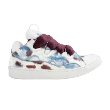 Кроссовки Lanvin Curb Sneakers 'Tie-Dye - Burgundy Blue', белый