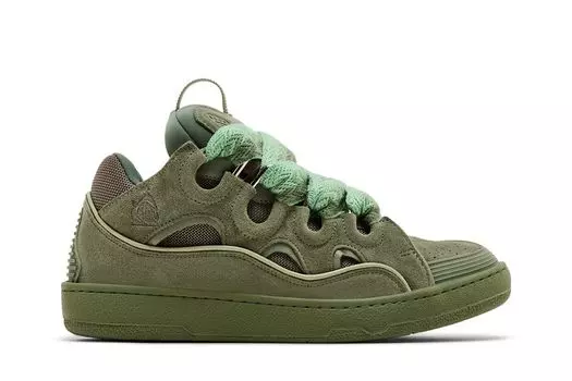 Кроссовки Lanvin Curb Sneakers 'Vert De Gris', зеленый