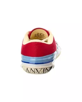 Кроссовки LANVIN Mlted из вулканизированной парусины, красный