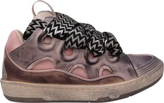 Кроссовки Lanvin Wmns Curb Sneaker 'Distressed - Pink', розовый