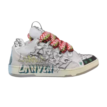 Кроссовки Lanvin Wmns Curb Sneakers Graffiti, белый