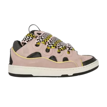 Кроссовки Lanvin Wmns Curb Sneakers 'Pink Black Yellow', розовый