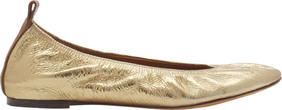 Кроссовки Lanvin Wmns The Ballerina Flat 'Gold', золотой