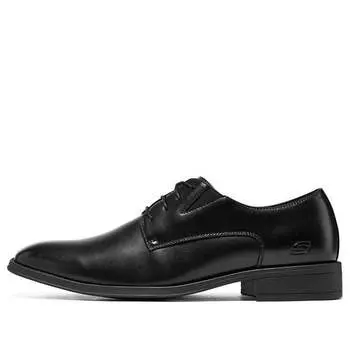 Кроссовки larken leather formal shoes 'black' Skechers, черный