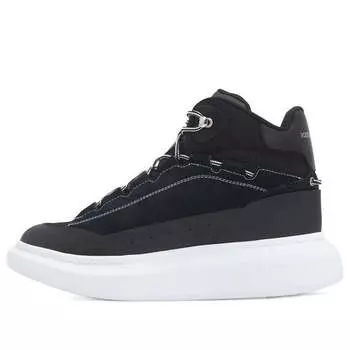 Кроссовки larry high-top sneakers 'black white' Alexander Mcqueen, черный