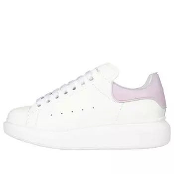 Кроссовки larry leather sneakers 'white lilac' Alexander Mcqueen, белый