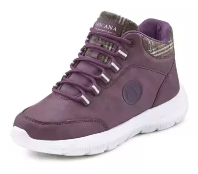 Кроссовки LASCANA, на легкой подошве, уличная обувь, повседневная обувь, трекинговые ботинки, VEGAN, фиолетовый
