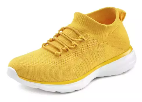 Кроссовки LASCANA, сверхлегкие и удобные для ношения, желтый