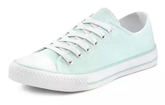 Кроссовки LASCANA, туфли на шнуровке, повседневная обувь из текстиля, мятный