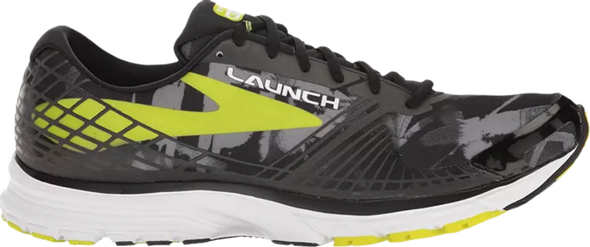 Кроссовки Launch 3 Black Lime Punch, черный