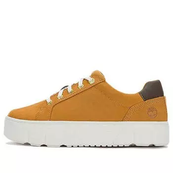 Кроссовки laurel court low lace up sneaker 'wheat canvas' Timberland, желтый