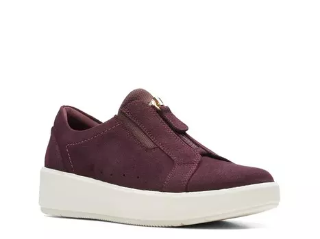 Кроссовки Layton Rae Clarks, темно-фиолетовый / красный