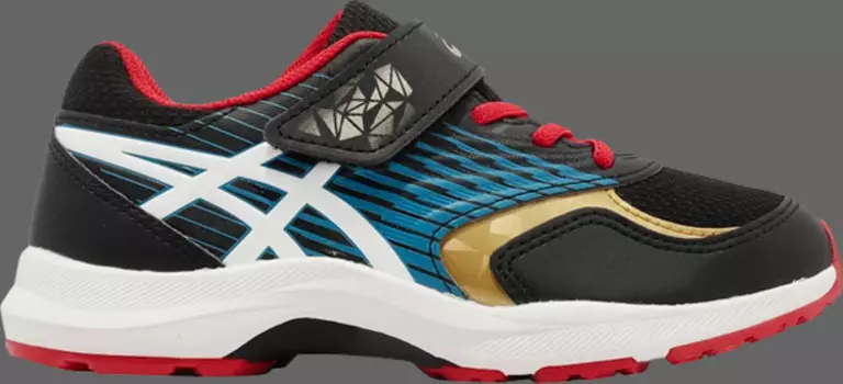 Кроссовки lazerbeam kb-mg gs 'black white' Asics, черный