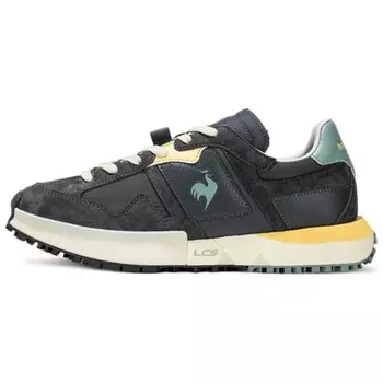 Кроссовки le coq sportif Lifestyle Shoes Men Low-top Grey/green, серый/зеленый