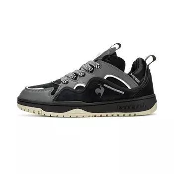 Кроссовки le coq sportif Lifestyle Shoes Unisex Low-top Black/Gray, черный/серый