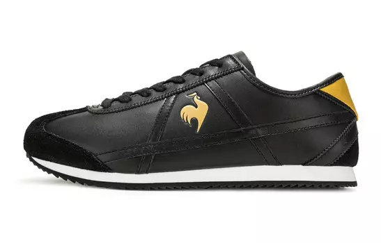 Кроссовки le coq sportif Lifestyle Shoes Unisex Low-top Black/gold, черный